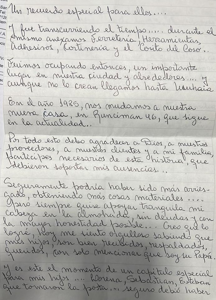 Carta 50 Años